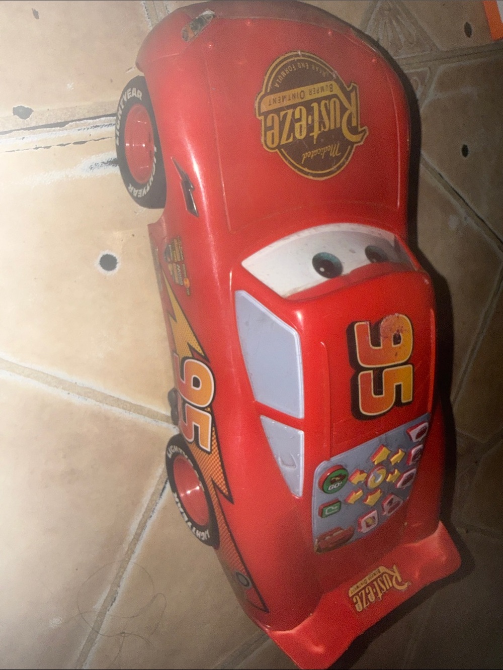 Lightning McQueen Red Ride-On Toy Car